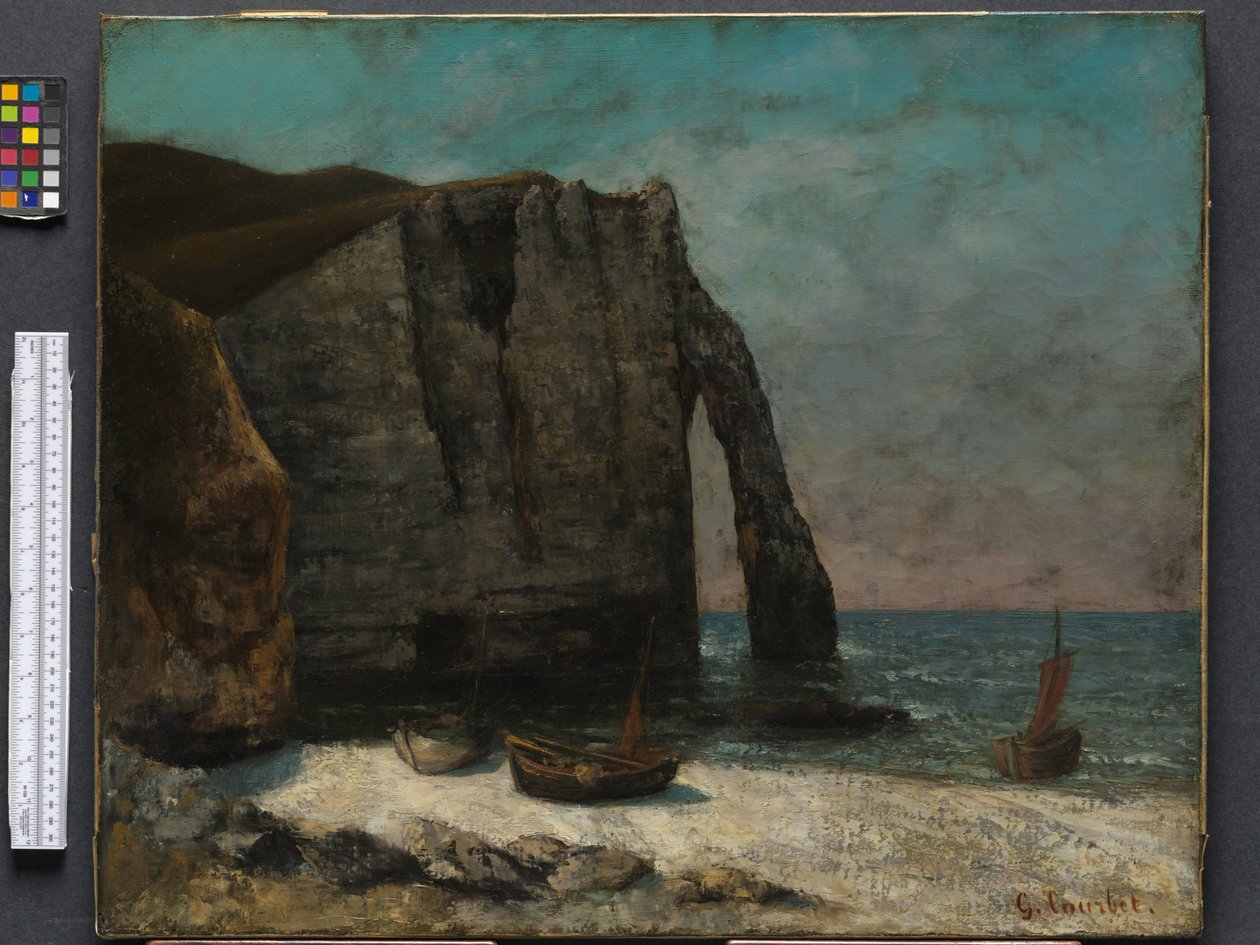 1872 के बाद attretat पर चट्टान द्वारा गस्टवे कौरबेट