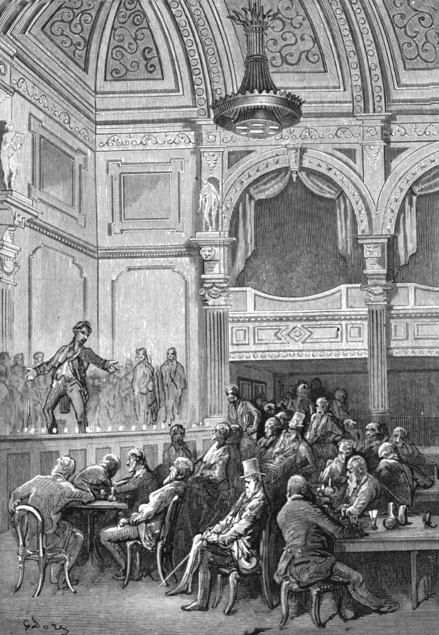 इवांस में, 1872। द्वारा गुस्ताव डोर