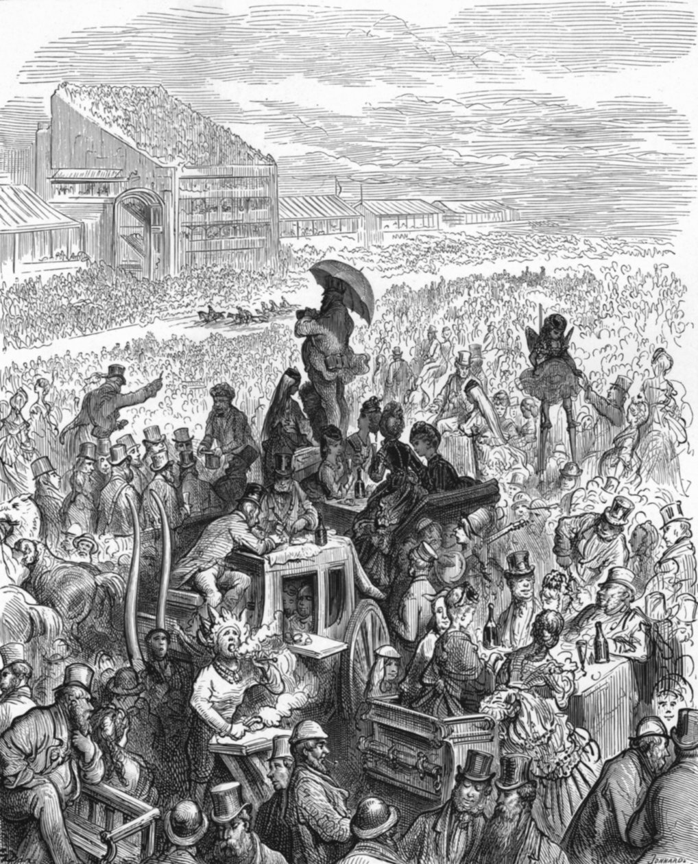 दोपहर के भोजन पर, 1872। द्वारा गुस्ताव डोर
