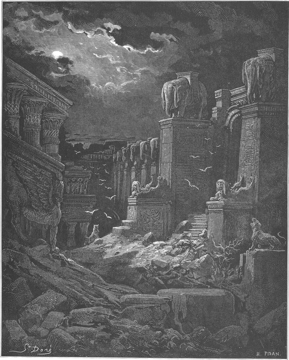 बाबुल हैस फॉलन, 1897 द्वारा गुस्ताव डोर