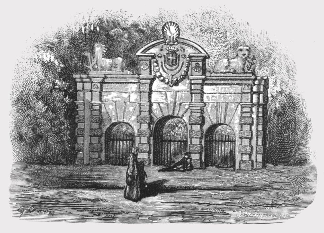 बकिंघम गेट, 1872। द्वारा गुस्ताव डोर