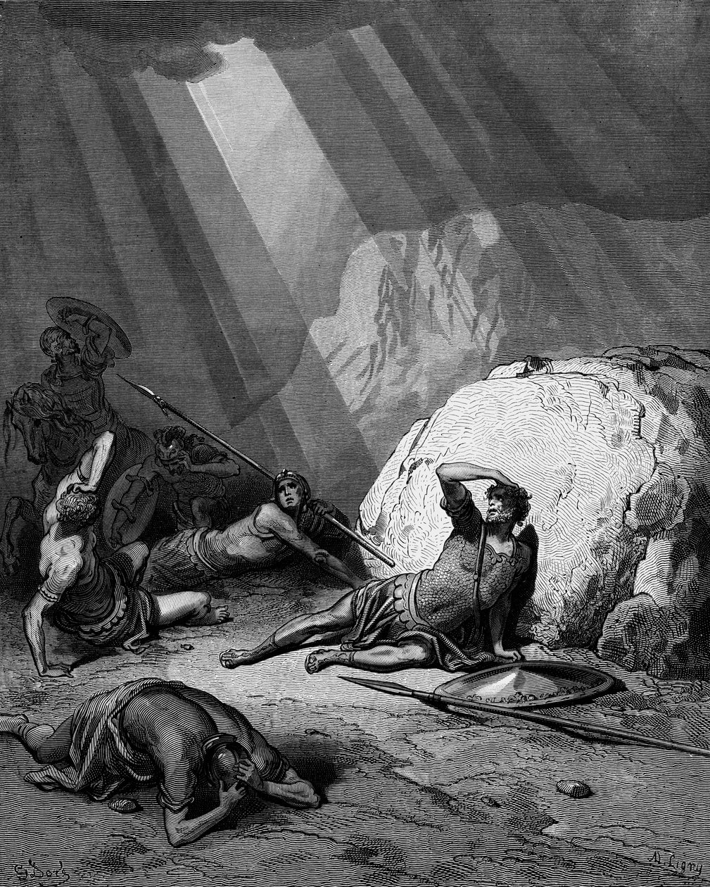 1865-1866 को दमिश्क की सड़क पर सेंट पॉल का रूपांतरण द्वारा गुस्ताव डोर