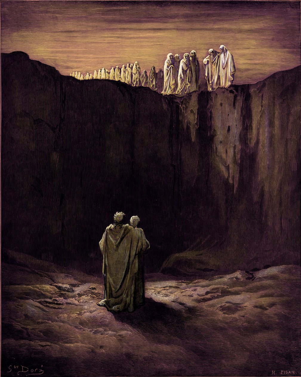 Dantes Purgatory द्वारा गुस्ताव डोर