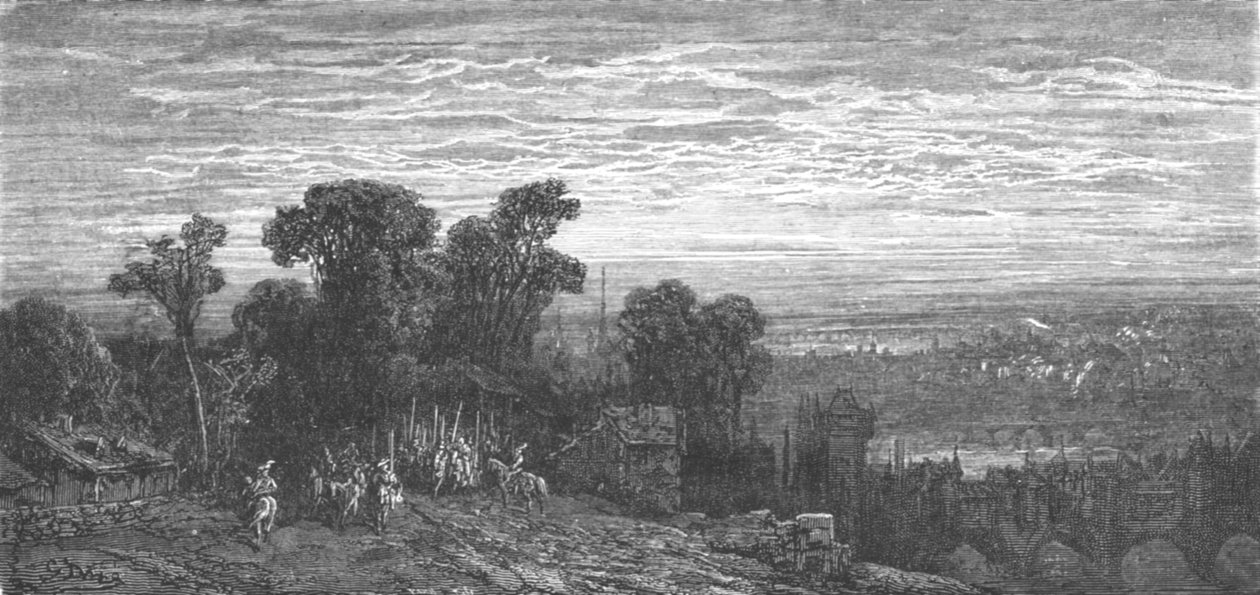 पुराने समय में हैम्स्टेड हीथ, 1872। द्वारा गुस्ताव डोर