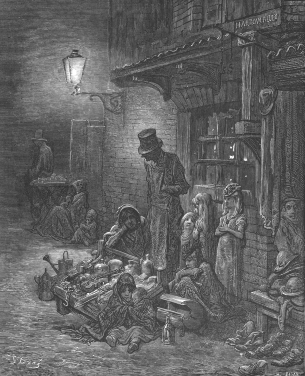 हाउंडडिच, 1872। द्वारा गुस्ताव डोर