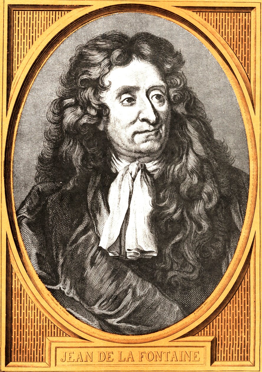 जीन डे ला फोंटेन 1621-1695, 19वीं शताब्दी। द्वारा गुस्ताव डोर