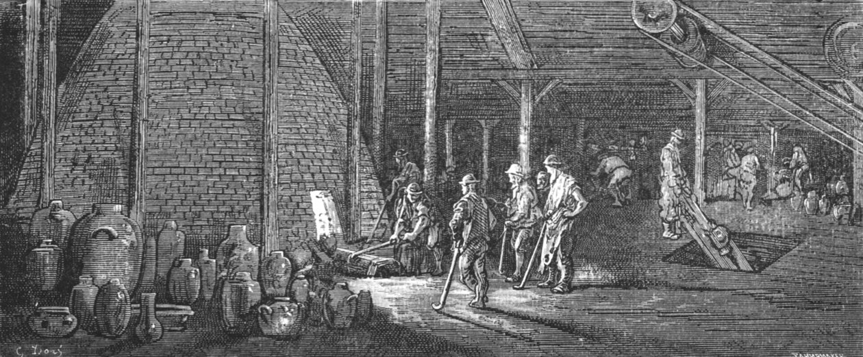 लैम्बेथ पोटरीज, 1872। द्वारा गुस्ताव डोर