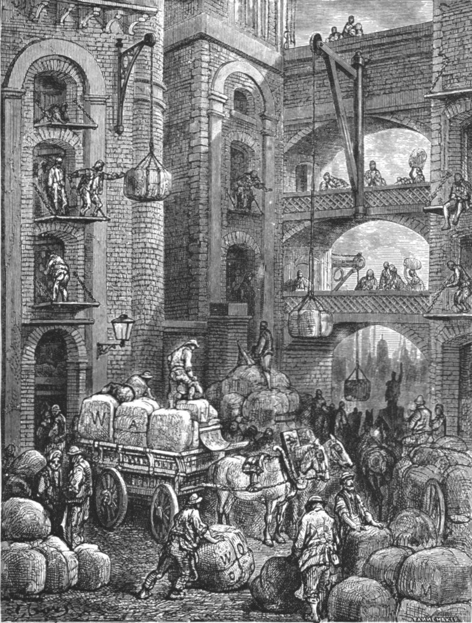 अचार हेरिंग स्ट्रीट, 1872। द्वारा गुस्ताव डोर