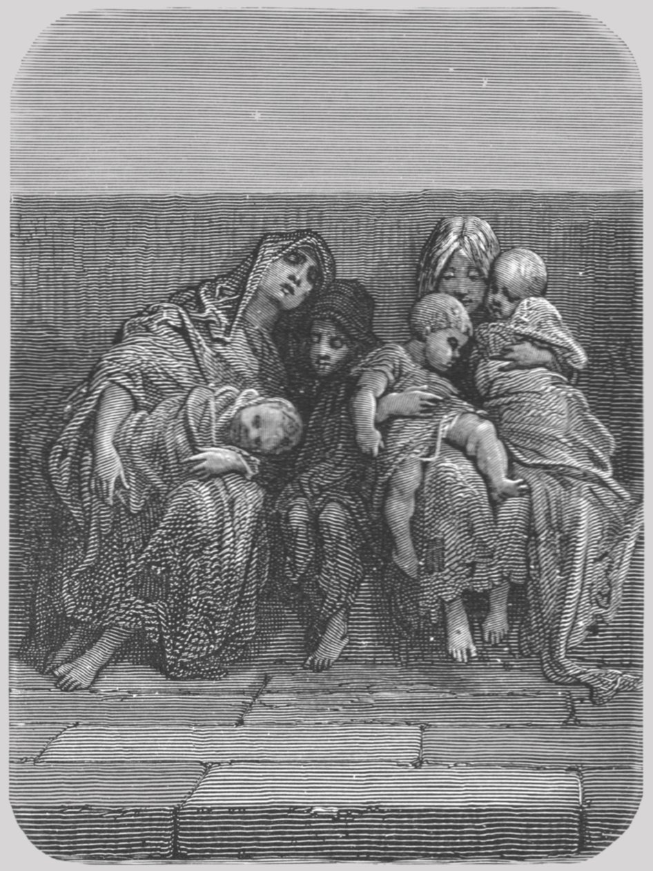 ब्रिज पर आराम, 1872। द्वारा गुस्ताव डोर