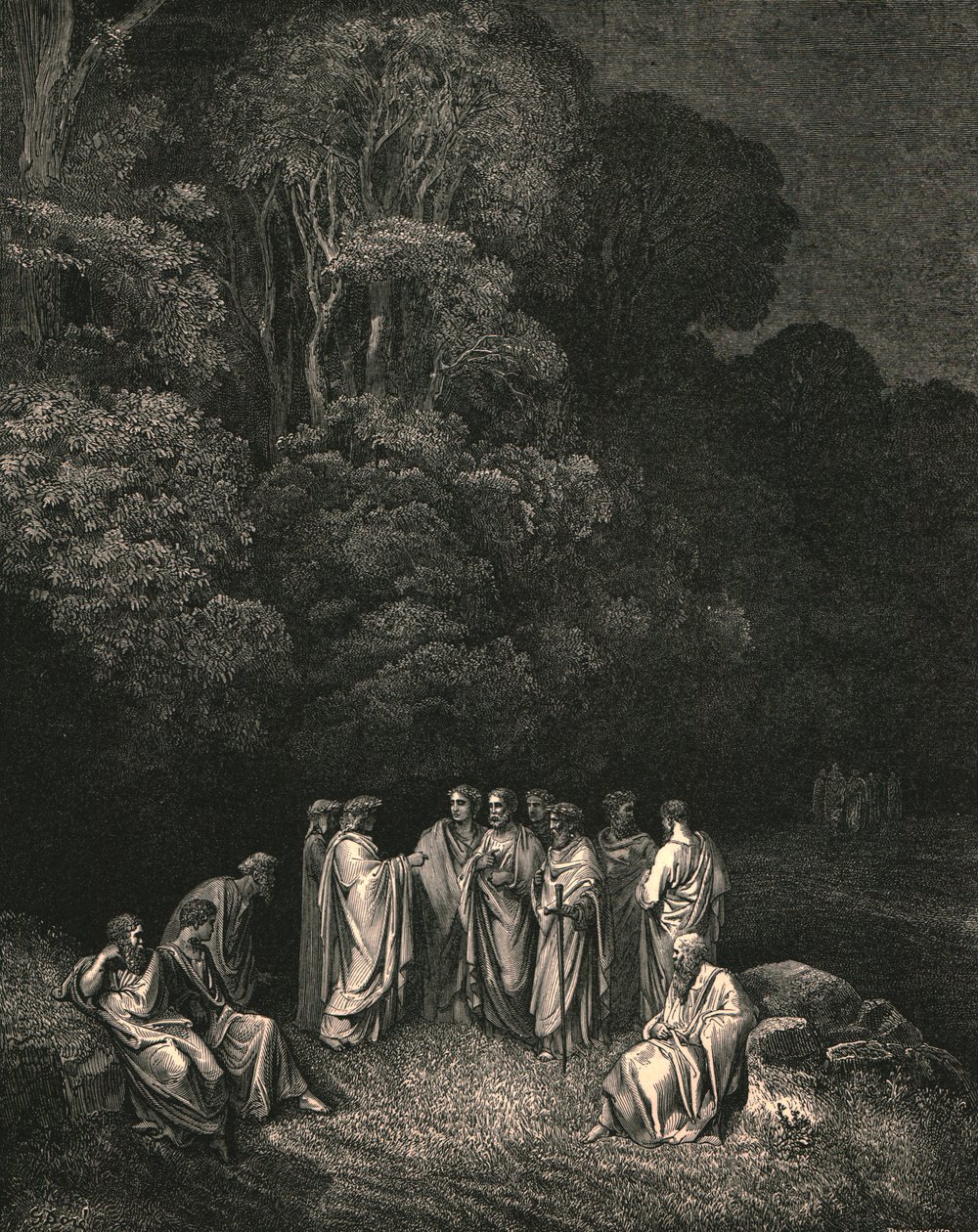 इसलिए मैंने उनके उज्ज्वल स्कूल को अचेतन गीत, 1818 के सम्राट के रूप में देखा। द्वारा गुस्ताव डोर