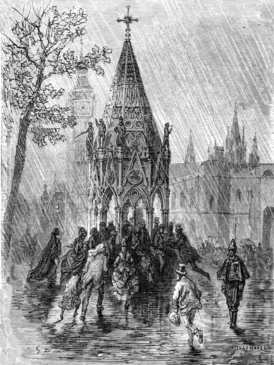 द फाउंटेन - ब्रॉड सैंक्चुअरी, 1872। द्वारा गुस्ताव डोर