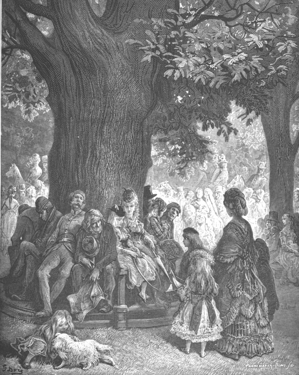 द ग्रेट ट्री - केंसिंग्टन गार्डन, 1872। द्वारा गुस्ताव डोर