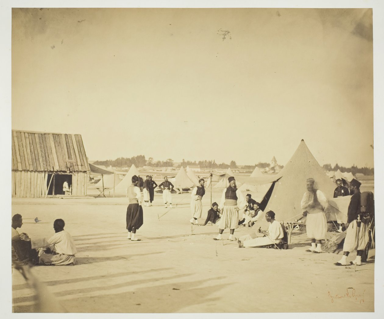 शीर्षकहीन ज़ौवेस, 1857। द्वारा गुस्ताव लेग्रे