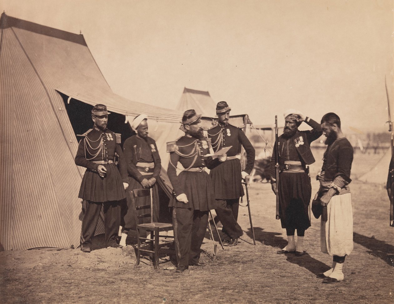 [ज़ौवेस, कैंप डे चालोंस], 1857। द्वारा गुस्ताव लेग्रे