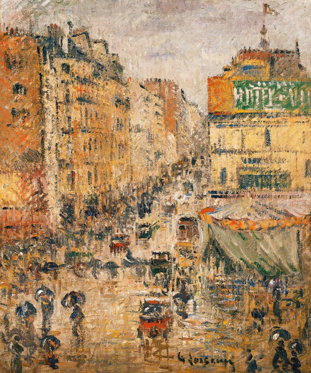 Rue de Clignancourt, पेरिस, c.1924 द्वारा गुस्तावे लोइसो