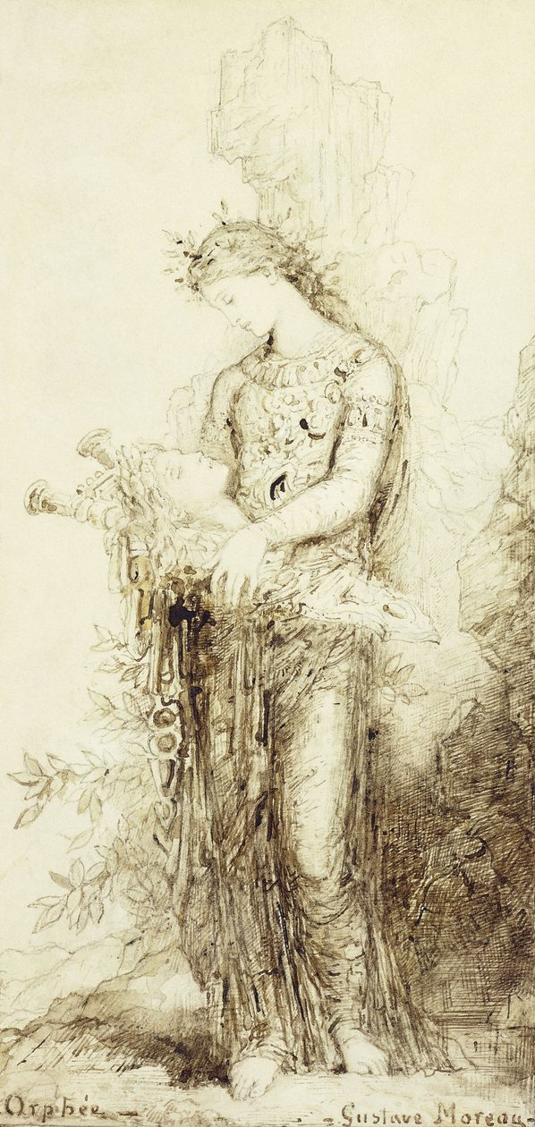 Orpheus; एल "ऑर्फ़े, द्वारा गुस्तावे मोरो
