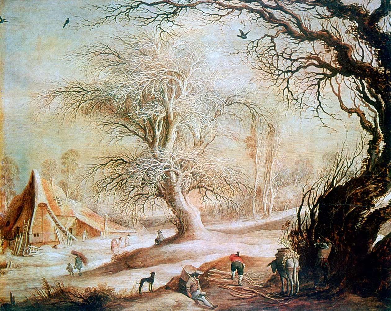 विंटर लैंडस्केप, c1606-1656 द्वारा गिस्ब्रेक्ट लेयटेंस