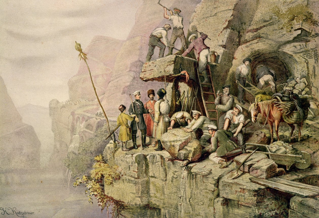 ए स्टोन क्वारी, 1833 द्वारा एच। क्रेट्ज़स्चमर