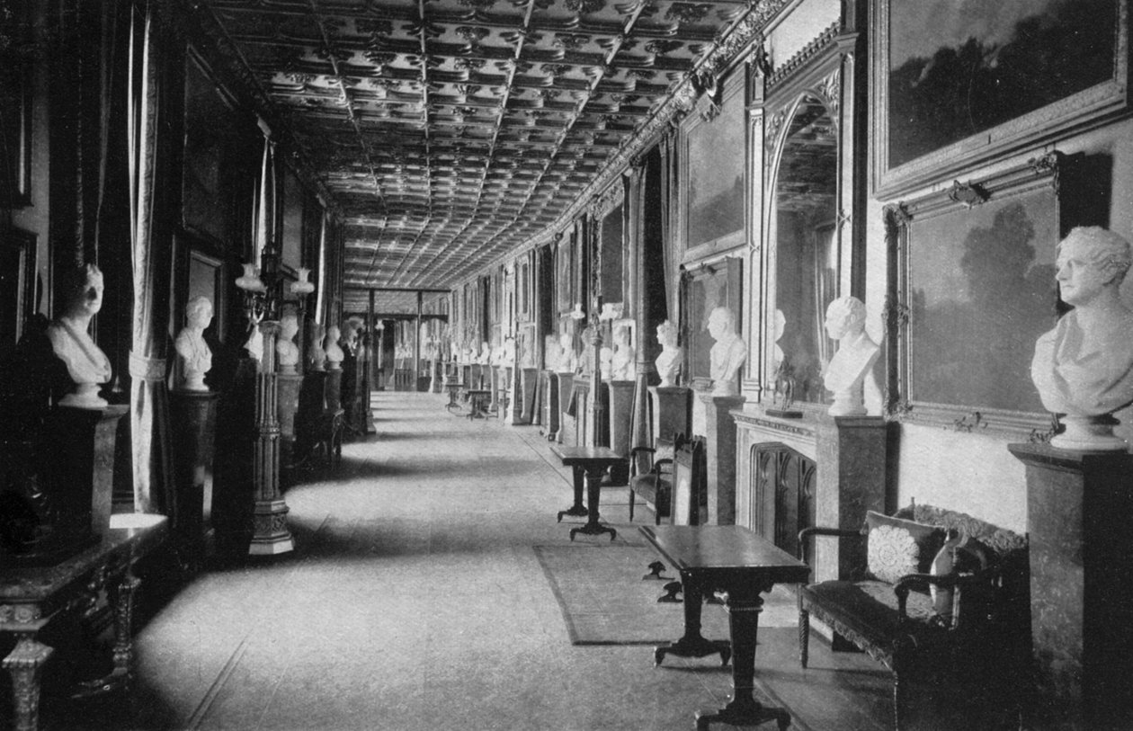 द ग्रैंड कॉरिडोर, विंडसर कैसल, बर्कशायर, 1924-1926 द्वारा एच एन किंग