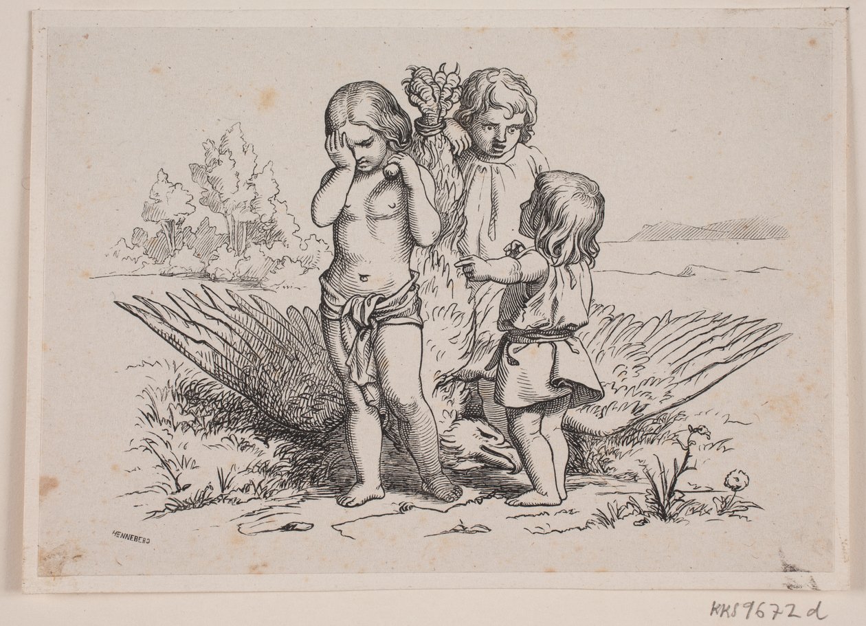 quot;1847 के लिए जर्मन युवा कैलेंडरquot; के लिए चित्रण द्वारा एचसी हेनबेर्ग