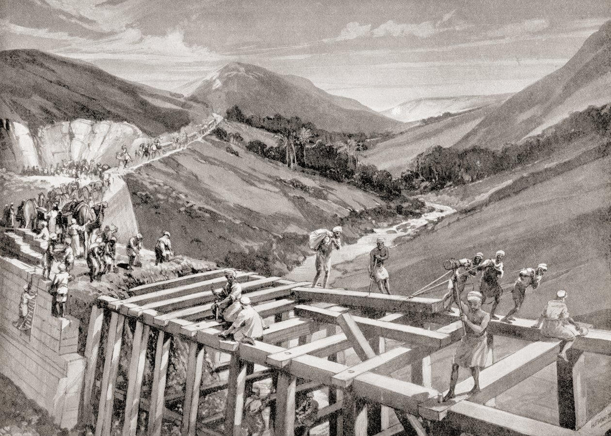 मारिब, मारीब या मारिब बांध, सबा का साम्राज्य द्वारा एचएम (बाद में) बर्टन