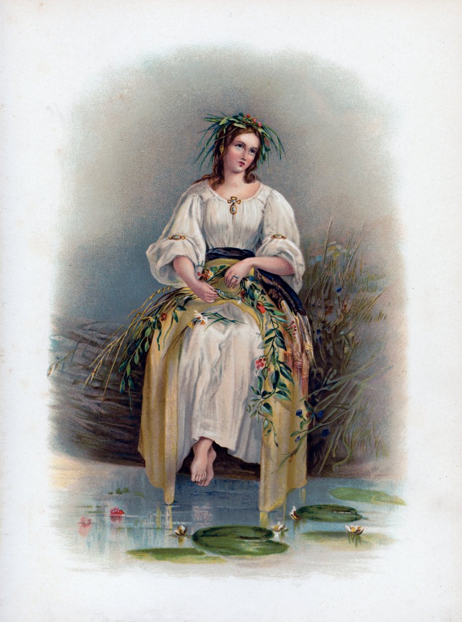 ओफेलिया, 1891। द्वारा एच सौंडर्स