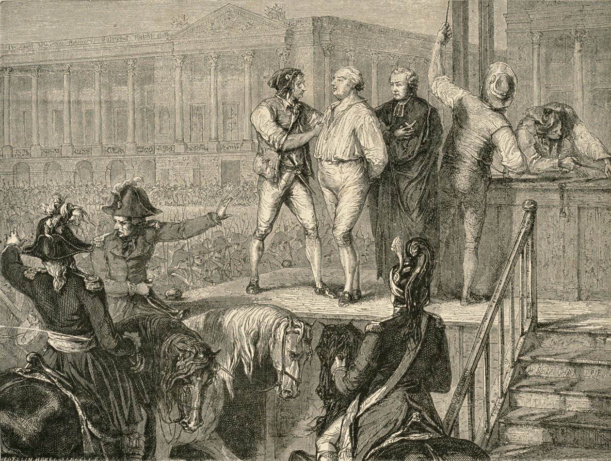 21 जनवरी, 1793 को लुई XVI का निष्पादन द्वारा एच। डी ला चारलेरी