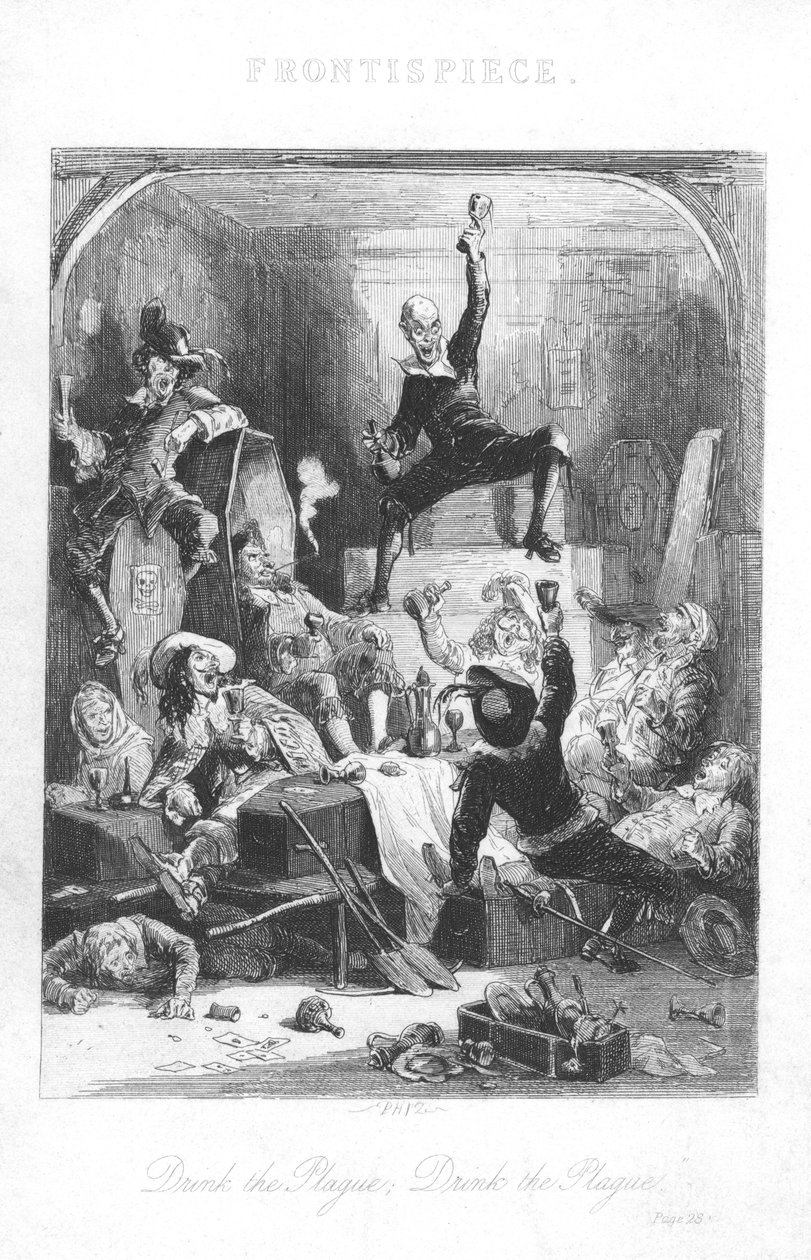 1855 में विलियम हैरिसन आइन्सवर्थ द्वारा ओल्ड सेंट पॉल से दृश्य द्वारा हबलोत नाइट ब्राउन