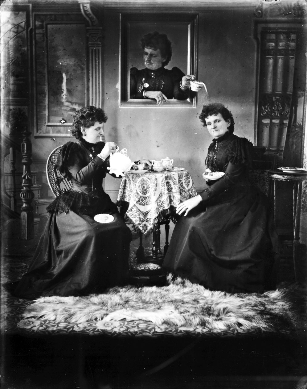 स्व चित्र, c.1893 (bw फोटो) द्वारा हन्ना मेनार्ड