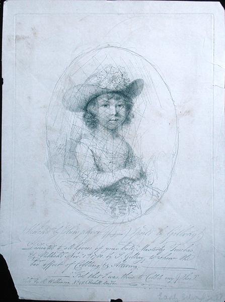 जेम्स गिल्रे (1757-1815) 1781 (कागज पर सिल्वरपॉइंट) द्वारा खराब किया गया एक स्केच द्वारा हन्ना हम्फ्रे