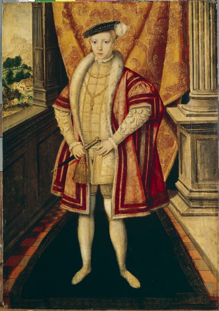 किंग एडवर्ड VI का चित्र, c.1547 द्वारा हंस ईवर्ट या इवाट्सज़