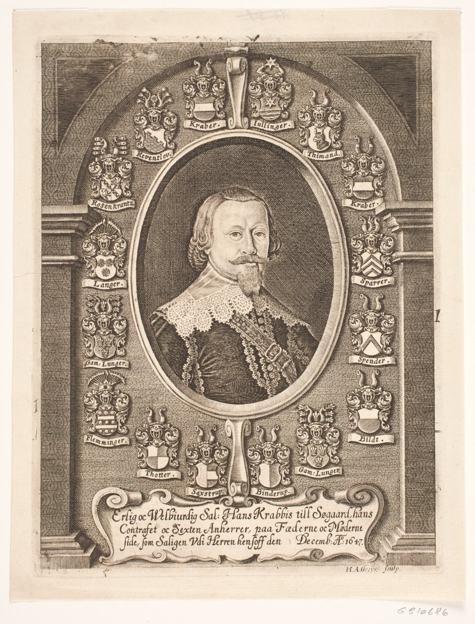 हंस क्रैबे से सोगार्ड तक। 1648 के एक अंत्येष्टि उपदेश से द्वारा हैंस एंड्रियास ग्रेज़