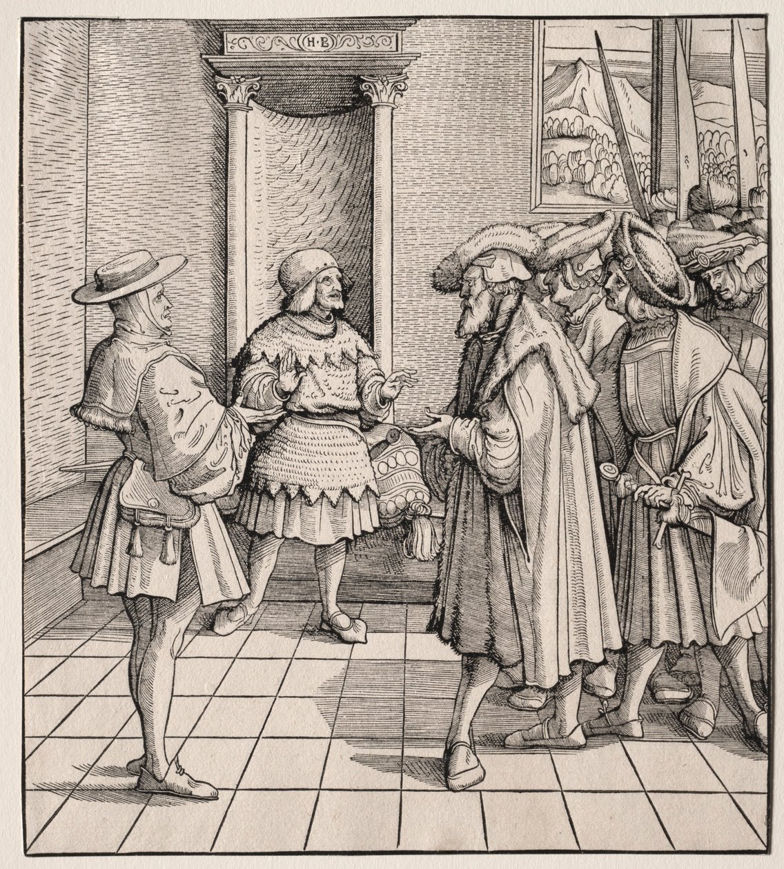 एक छोटे आदमी की बुरी सलाह, 1512-1516 तक। द्वारा हंस बर्गकमेयर