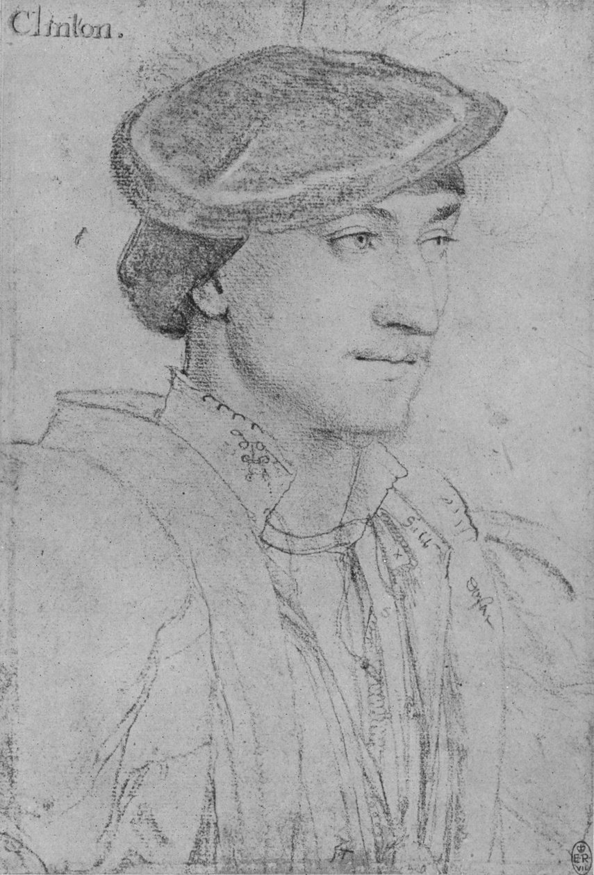 एडवर्ड, लॉर्ड क्लिंटन, c1532-1543 1945 द्वारा हंस होल्बिन द यंगर