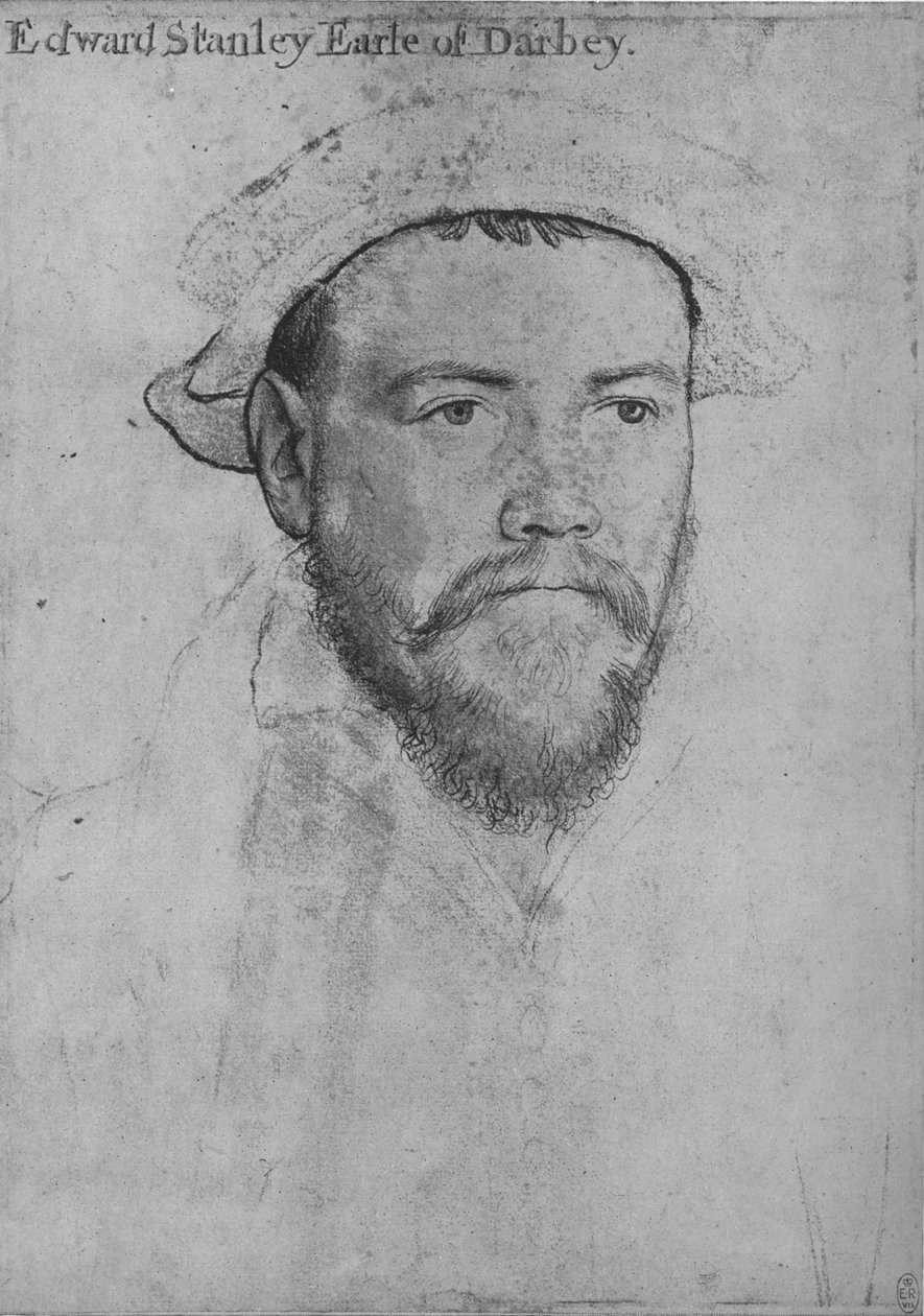 एडवर्ड स्टेनली, अर्ल ऑफ डर्बी, c1532-1543 1945 द्वारा हंस होल्बिन द यंगर