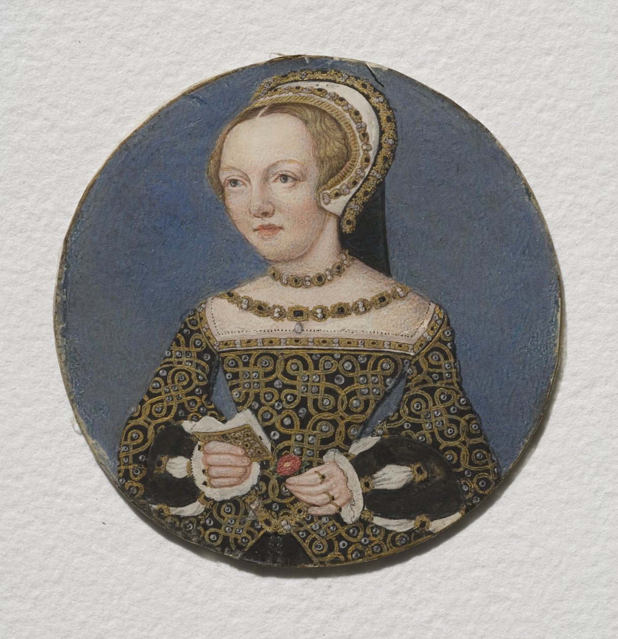 लेडी मैरी हॉवर्ड, c.1533 (चर्मपत्र पर wc) द्वारा हंस होल्बिन द यंगर