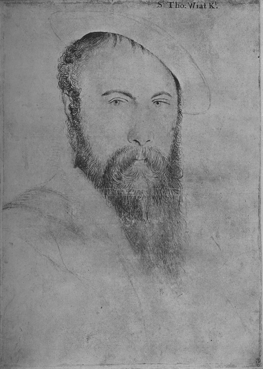 सर थॉमस व्याट कॉपी, c1535-1553 1945 द्वारा हंस होल्बिन द यंगर