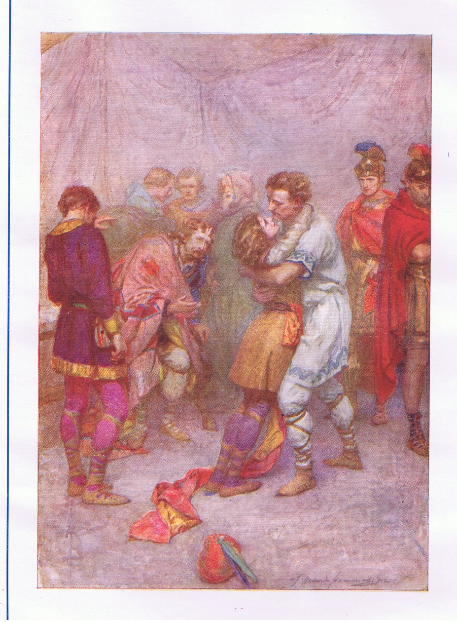 आपने अपनी विवाहित महिला को आपसे क्यों छीना (Cymbeline), जॉर्ज हैल्प एंड कंपनी लिमिटेड द्वारा 1920 के दशक के द कम्प्लीट वर्क्स ऑफ शेक्सपियर से द्वारा हंस होल्बिन द यंगर