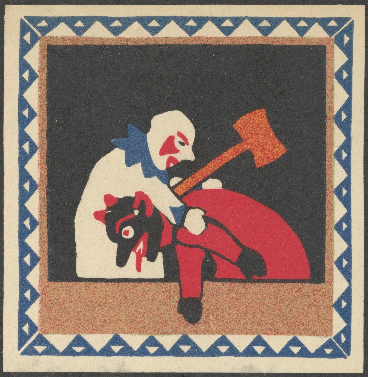 पंच और जूडी थियेटर, 1907। द्वारा हैंस कल्मस्टीनर