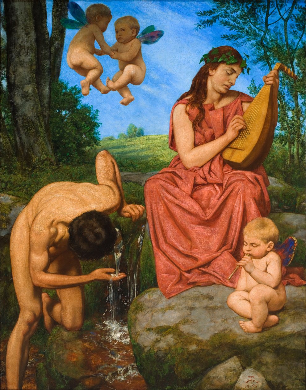 डाइ क्वेल (द स्प्रिंग), 1895 द्वारा हंस थोमा