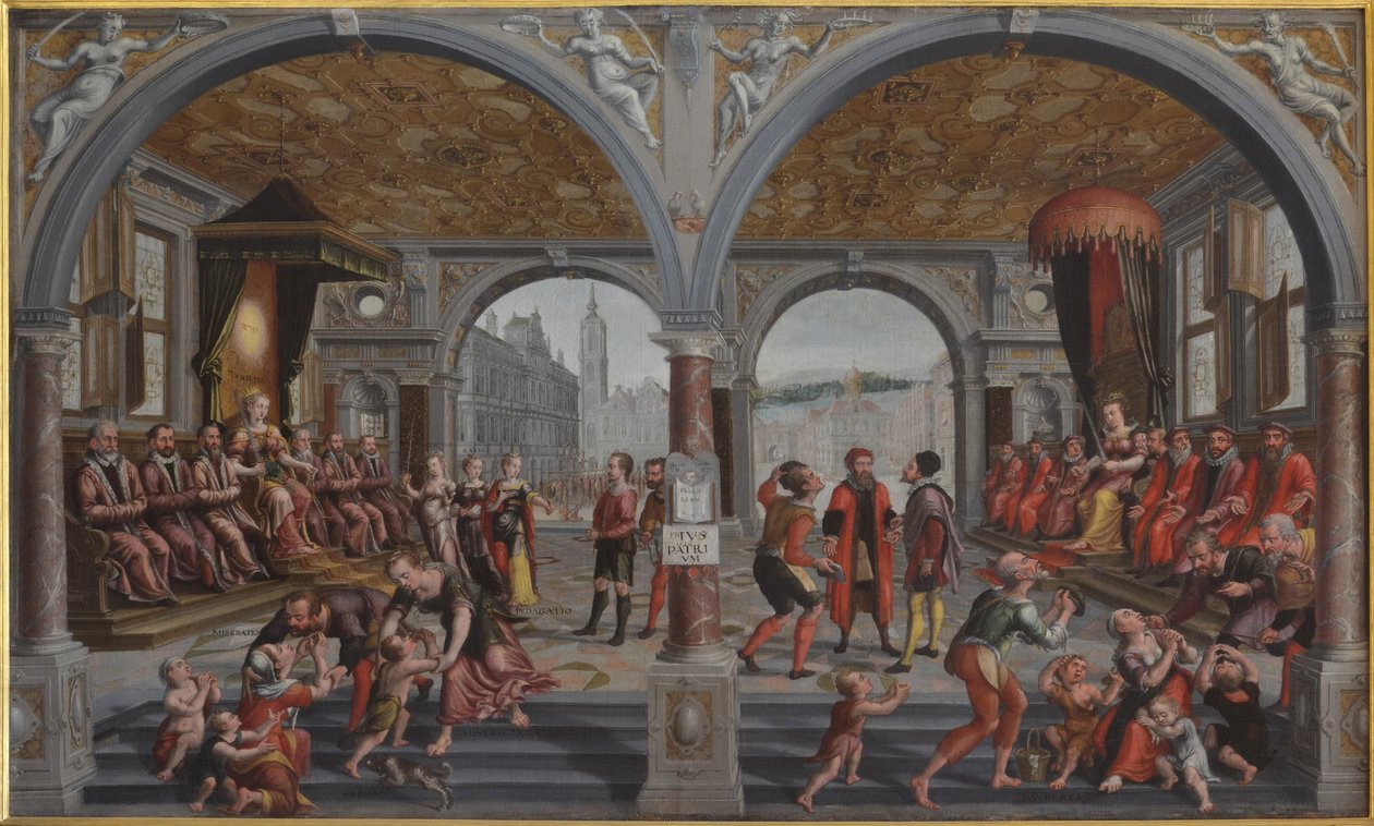 न्याय और अन्याय न्याय और अन्याय, 1594-1595। द्वारा हंस वेर्डेमैन डी व्रीस