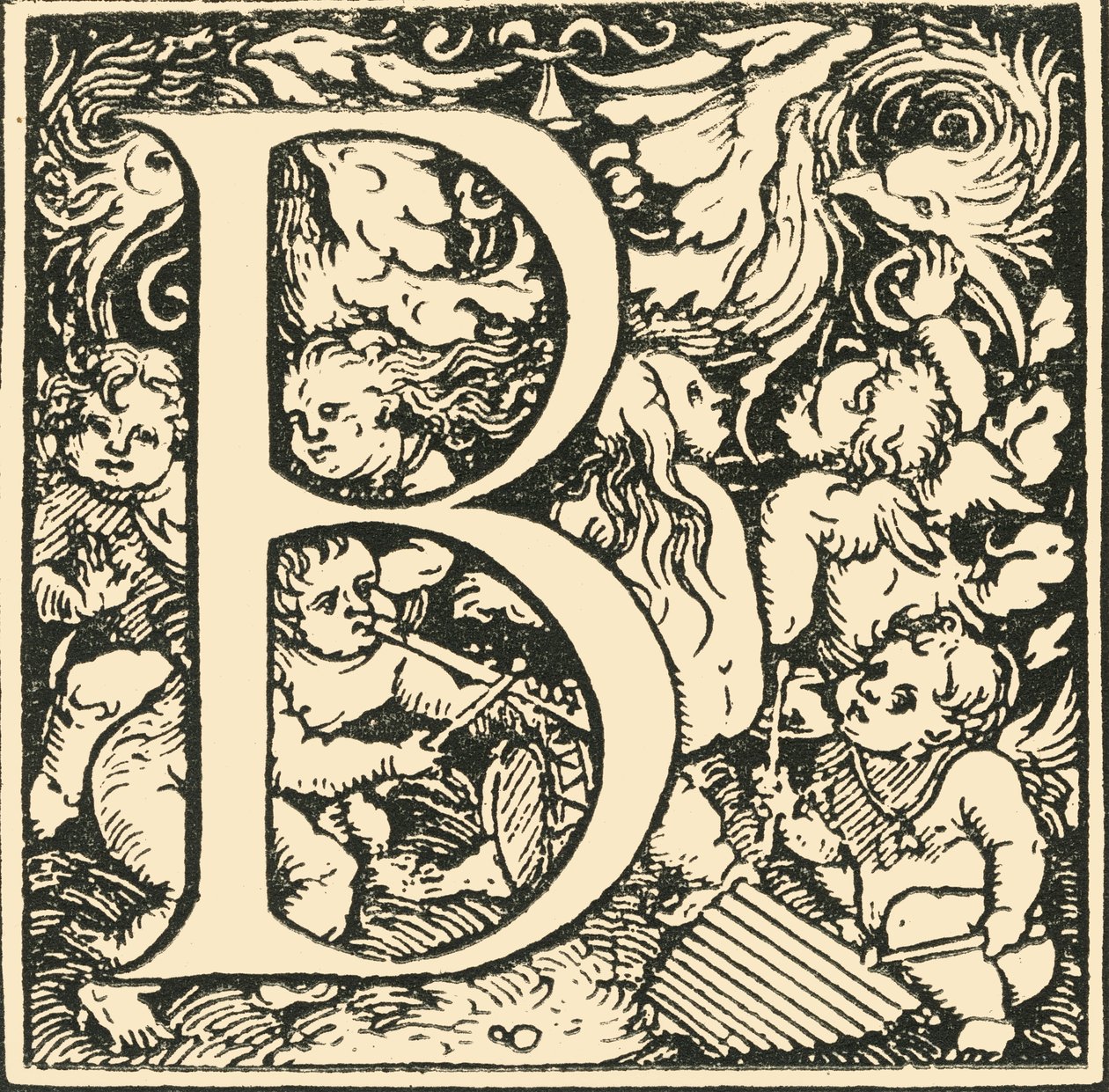 बी - हंस वेडिट्ज़ द्वारा एक वर्णमाला, c1520-1521, 1908। द्वारा हंस वेडिट्ज़