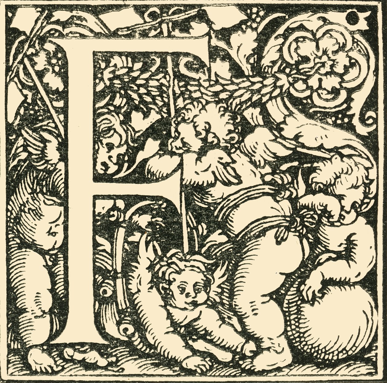 एफ - हंस वेडिट्ज़ द्वारा एक वर्णमाला, c1520-1521, 1908। द्वारा हंस वेडिट्ज़