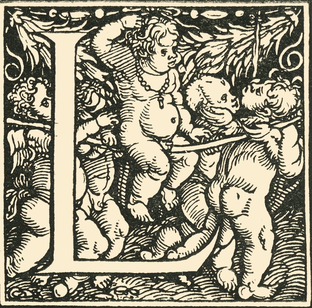 एल - हंस वेडिट्ज़ द्वारा एक वर्णमाला, c1520-1521, 1908। द्वारा हंस वेडिट्ज़