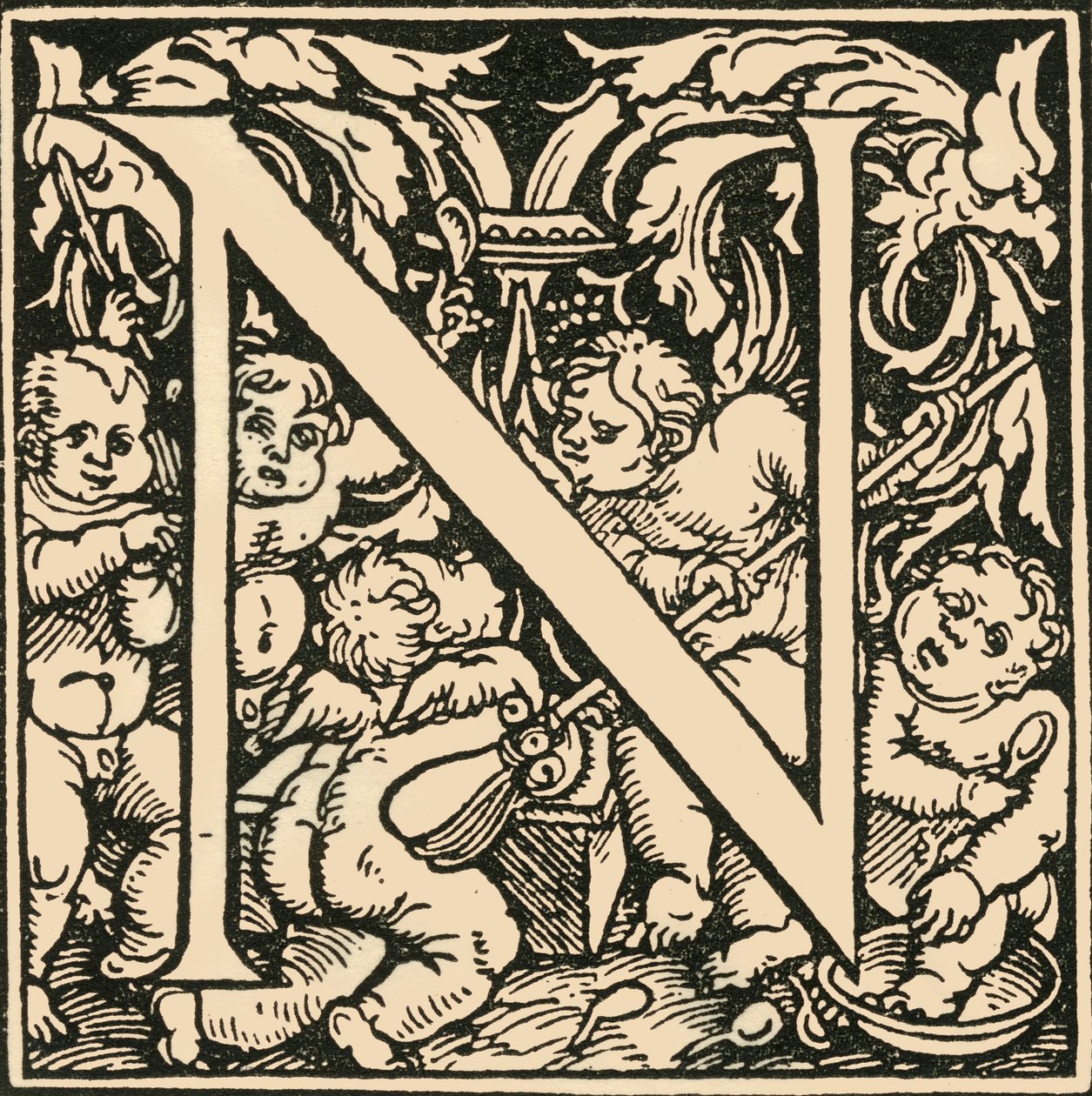 एन - हंस वेडिट्ज़ द्वारा एक वर्णमाला, c1520-1521, 1908। द्वारा हंस वेडिट्ज़