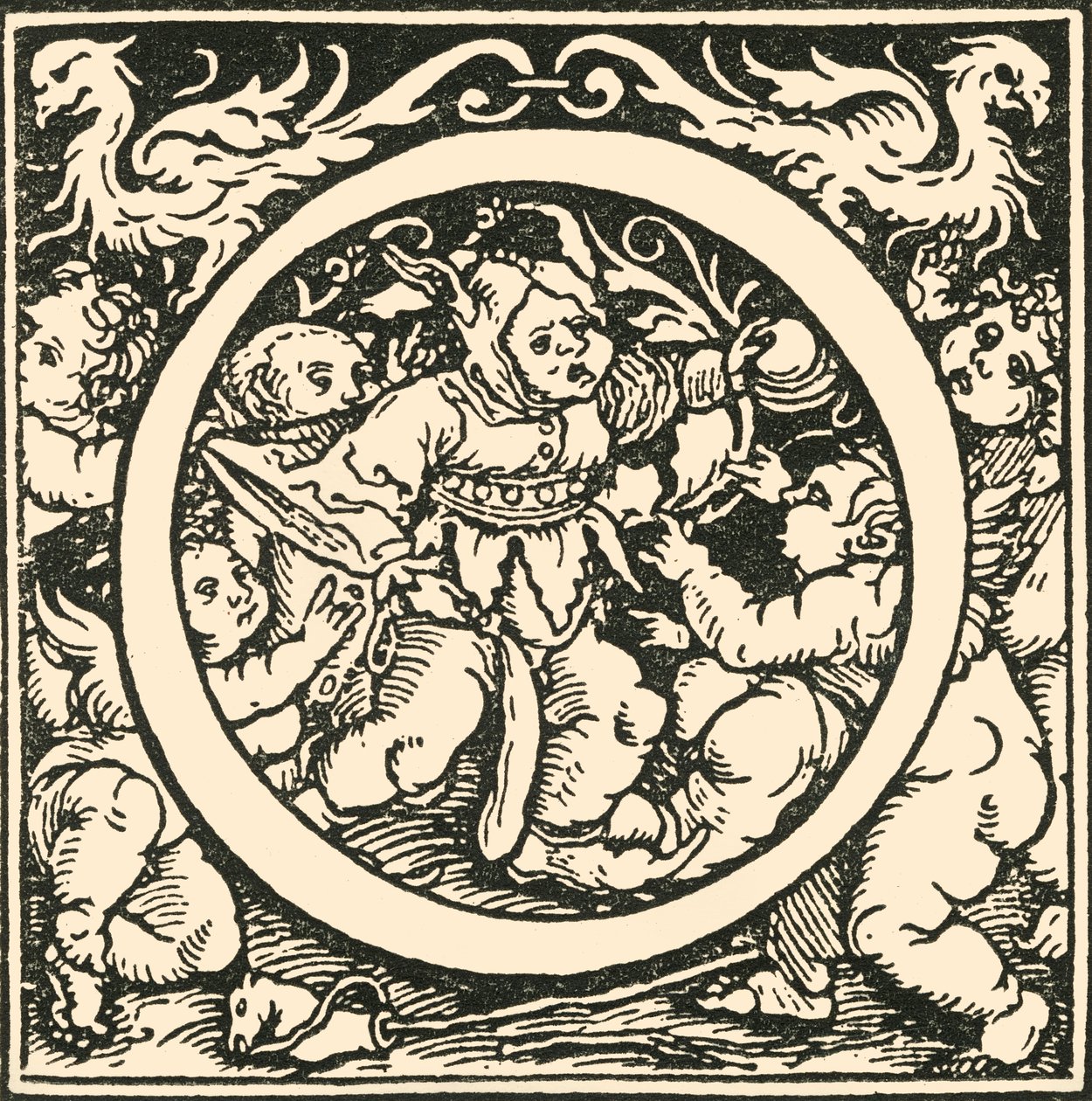 ओ - हंस वेडिट्ज़ द्वारा एक वर्णमाला, c1520-1521, 1908। द्वारा हंस वेडिट्ज़