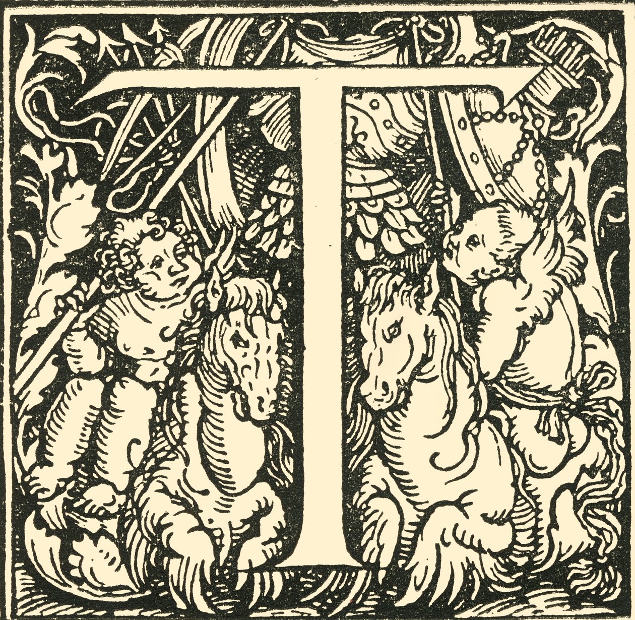 टी - हैंस वेडिट्ज़ द्वारा एक वर्णमाला, c1520-1521, 1908। द्वारा हंस वेडिट्ज़