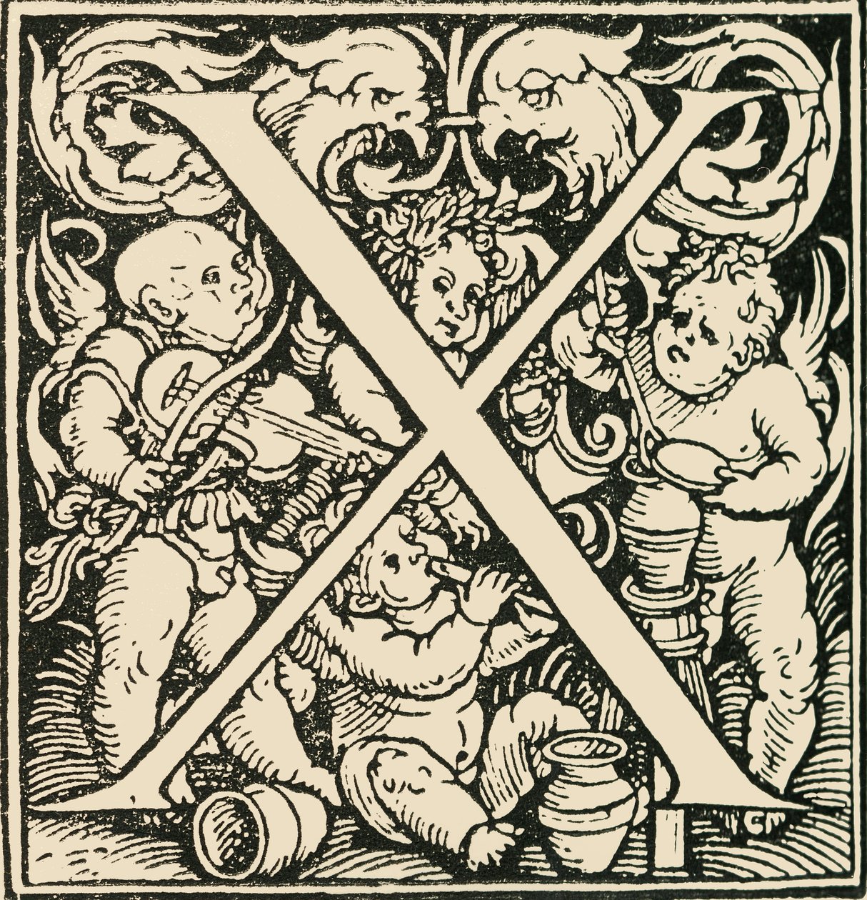 एक्स - हंस वेडिट्ज़ द्वारा एक वर्णमाला, c1520-1521, 1908। द्वारा हंस वेडिट्ज़