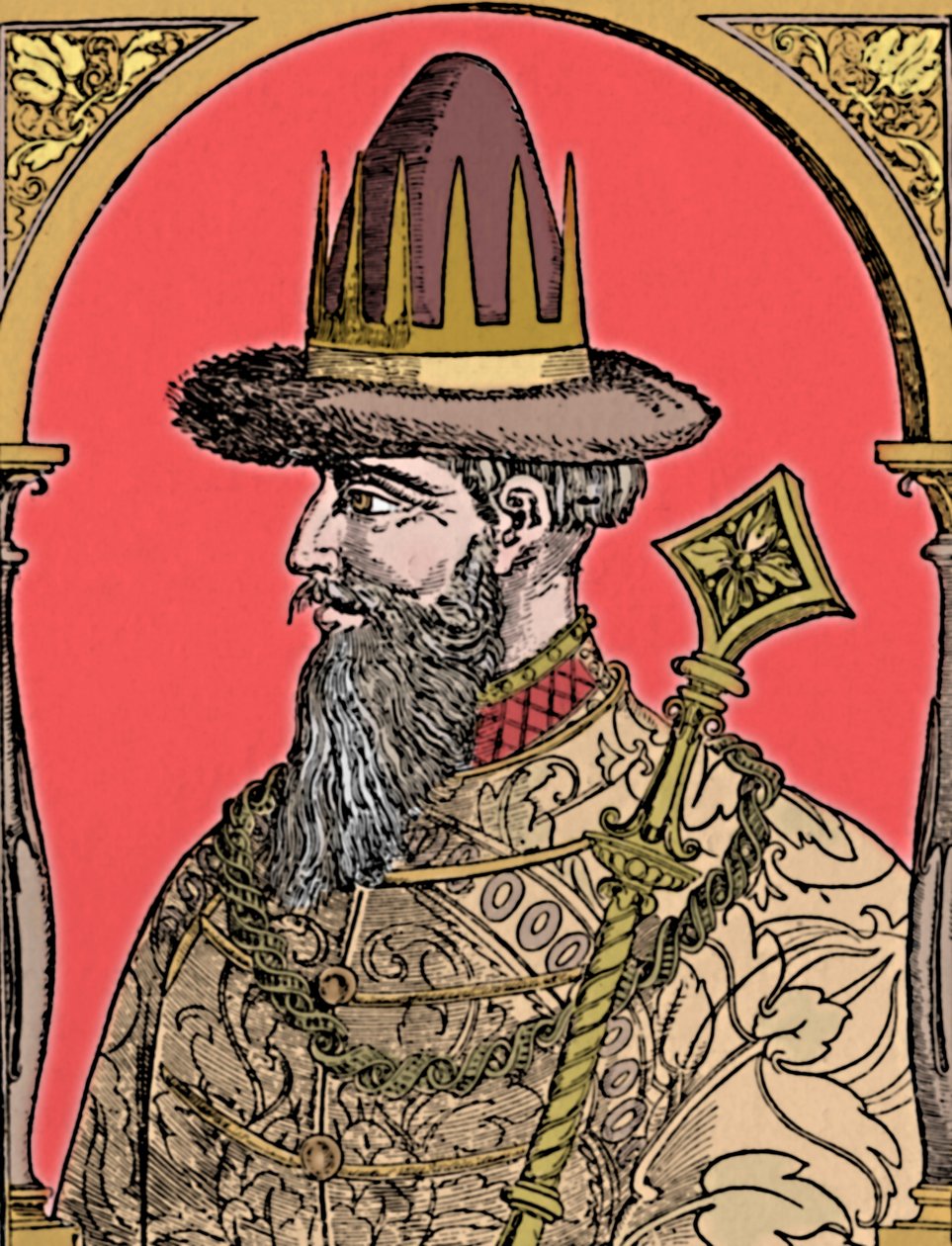 सीज़र इवान द टेरिबल, 1590, 1903 द्वारा हंस वेंगेल