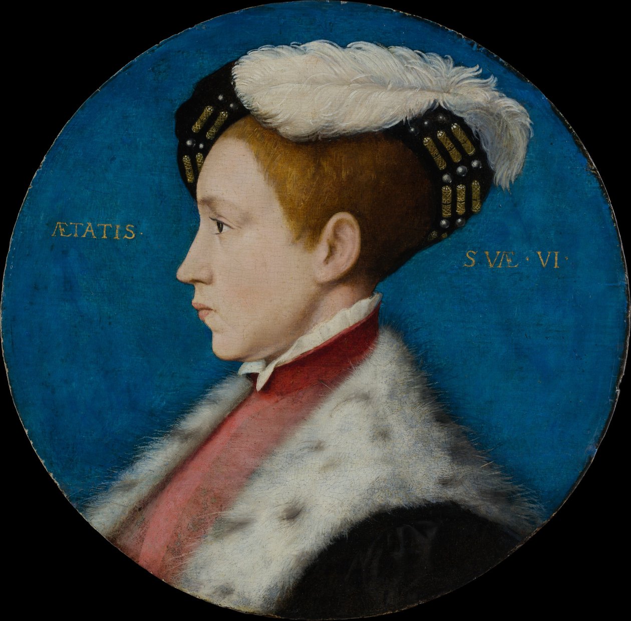एडवर्ड VI, c.1545 (ओक पर तेल और सोना) द्वारा होल्बिन द यंगर के बाद हंस